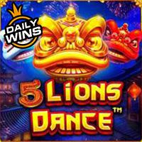 permainan slot 5 Lions Dance™ provider Pragmatic Play dari situs slot gacor MEONGTOTO
